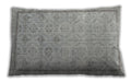 Traditional Classic Rectangular Gunmetal Gray Lumbar Throw Pillow, 13 inch by 19 inch, lbtr2455