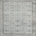 Square Traditional Gunmetal Gray Persian Rug, tr2455