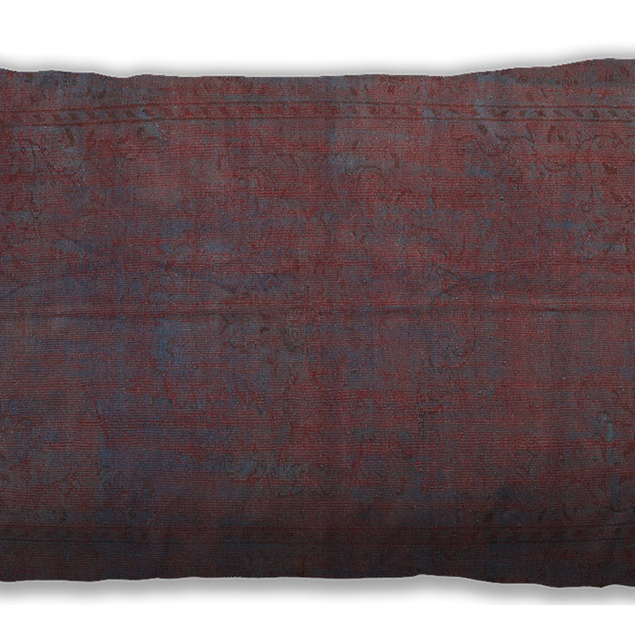 Traditional Classic Rectangular Chestnut Brown Lumbar Throw Pillow, 13 inch by 19 inch, lbtr2458