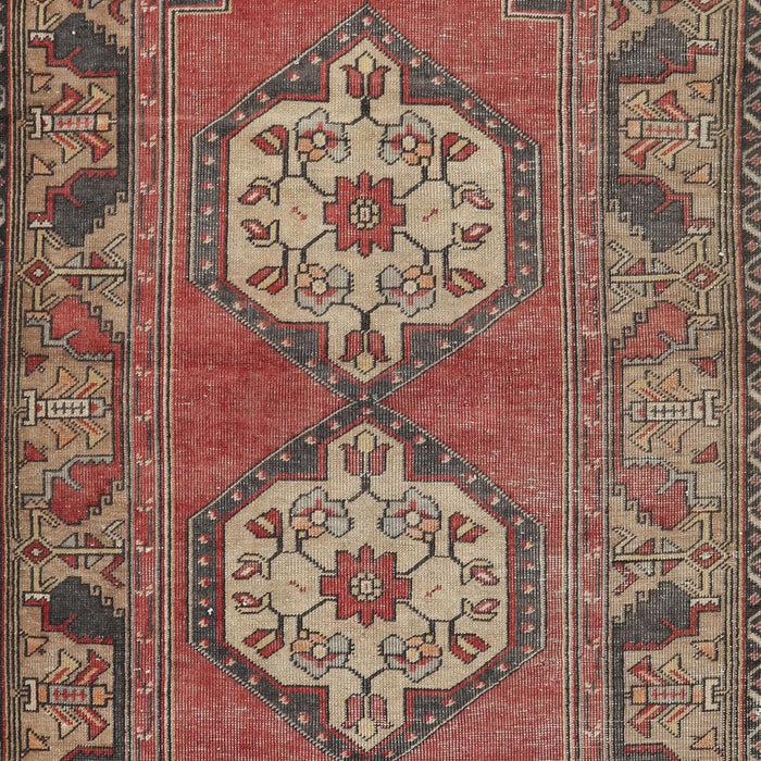 Traditional Orange Salmon Pink Persian Rug, tr2459