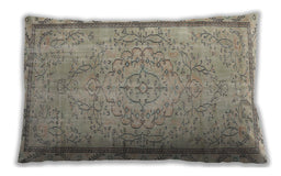 Traditional Classic Rectangular Khaki Green Lumbar Throw Pillow, 13 inch by 19 inch, lbtr2460