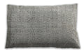 Traditional Classic Rectangular Gray Lumbar Throw Pillow, 13 inch by 19 inch, lbtr2461