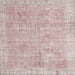 Square Traditional Rose Gold Pink Persian Rug, tr2462