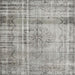 Square Traditional Granite Gray Persian Rug, tr2463