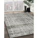 Machine Washable Traditional Granite Gray Rug in a Family Room, wshtr2463