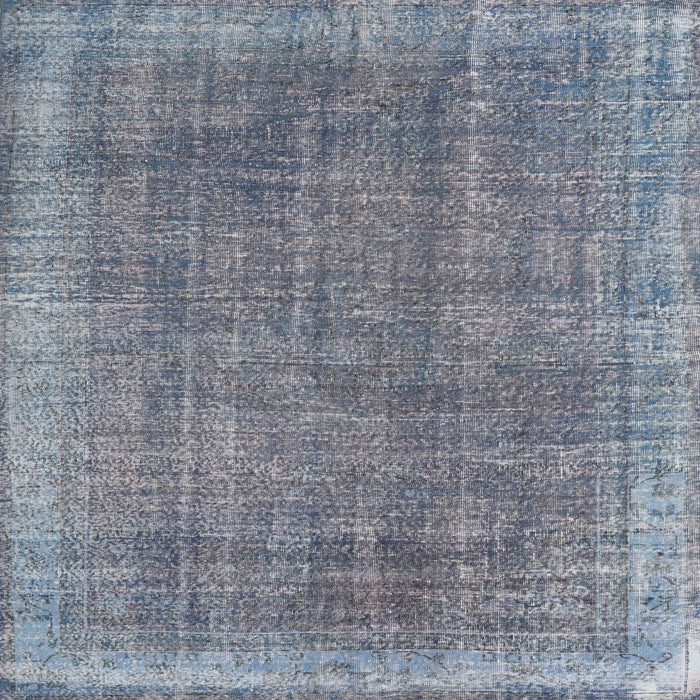 Square Traditional Blue Gray Persian Rug, tr2464