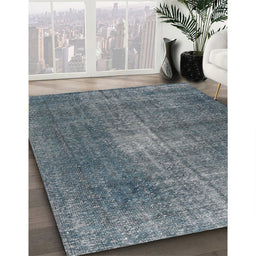 Machine Washable Traditional Silver Gray Rug in a Family Room, wshtr2467