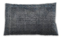 Traditional Classic Rectangular Dark Gray Lumbar Throw Pillow, 13 inch by 19 inch, lbtr2469