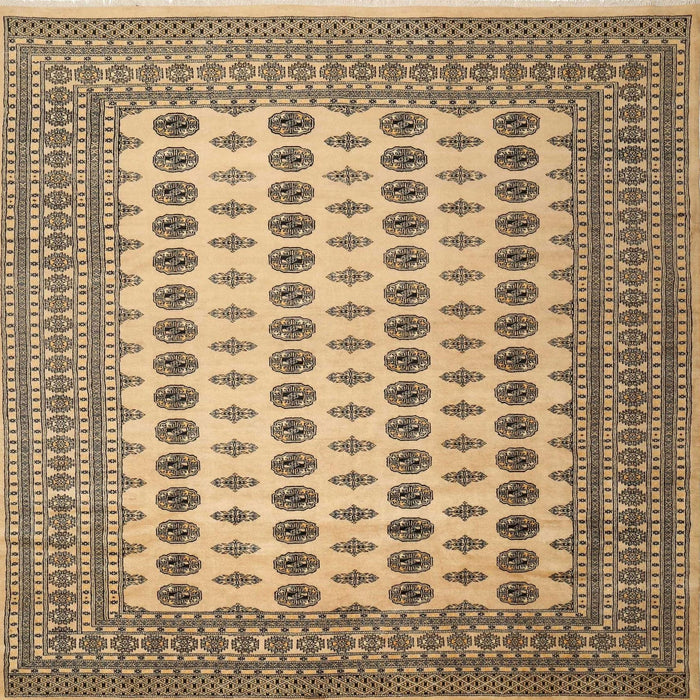 Square Traditional Reddish Brown Persian Rug, tr2470