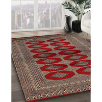 Traditional Saffron Red Persian Rug, tr2473