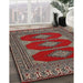 Traditional Brown Persian Rug in Family Room, tr2474