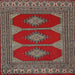Square Traditional Brown Persian Rug, tr2474