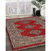 Machine Washable Traditional Orange Salmon Pink Rug in a Family Room, wshtr2475