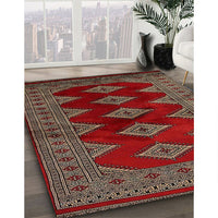 Traditional Brown Southwestern Rug, tr2477