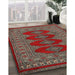 Machine Washable Traditional Dark Almond Brown Rug in a Family Room, wshtr2478