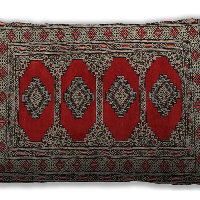 Traditional Classic Rectangular Dark Almond Brown Lumbar Throw Pillow, 13 inch by 19 inch, lbtr2478