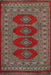 Traditional Dark Almond Brown Southwestern Rug, tr2478