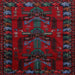 Square Traditional Red Animal Rug, tr2479