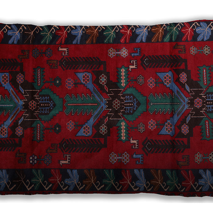 Traditional Classic Rectangular Tomato Red Lumbar Throw Pillow, 13 inch by 19 inch, lbtr2479