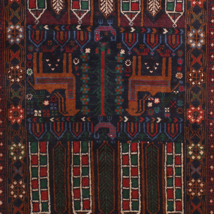Traditional Dark Brown Persian Rug, tr2480