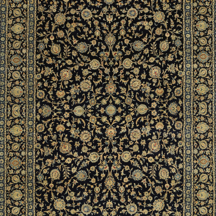 Machine Washable Traditional Midnight Gray Rug, wshtr2482