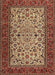 Traditional Saffron Red Persian Rug, tr2483