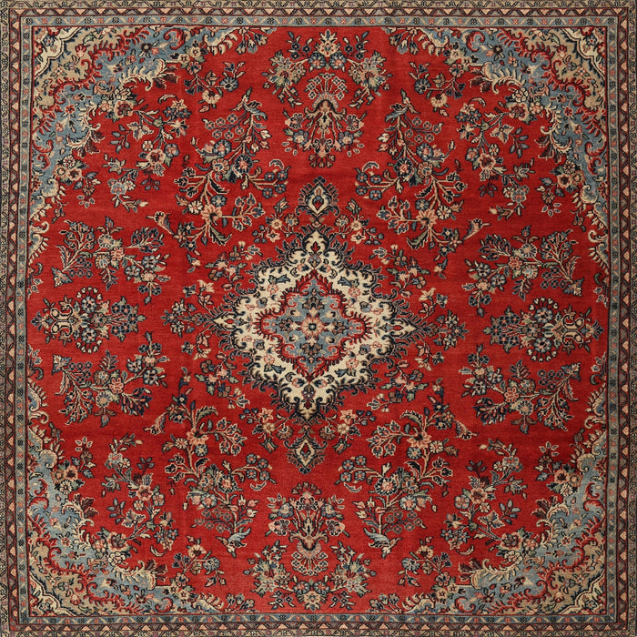 Square Traditional Red Persian Rug, tr2484
