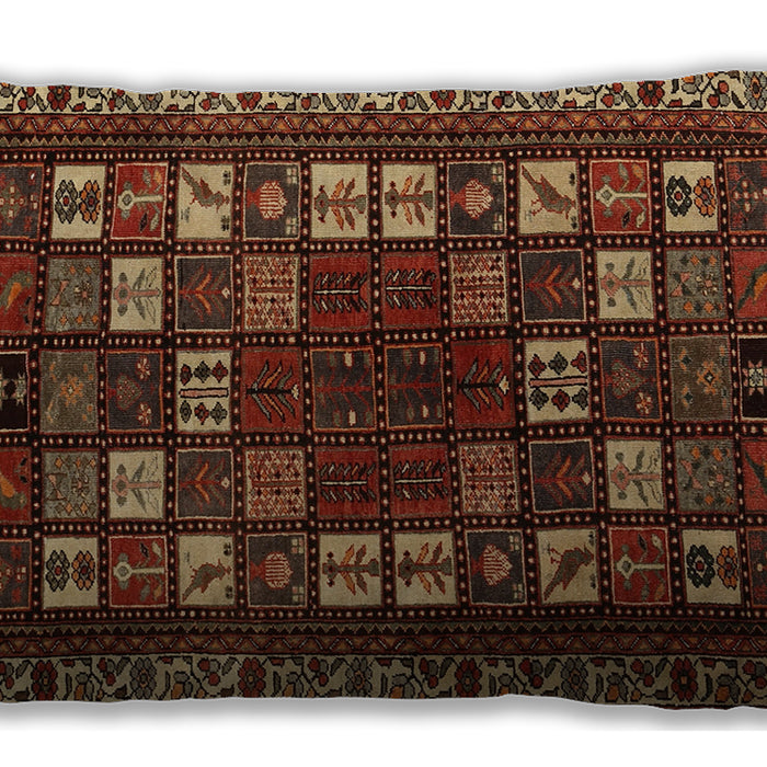 Traditional Classic Rectangular Maroon Red Lumbar Throw Pillow, 13 inch by 19 inch, lbtr2485