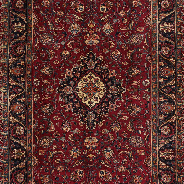 Traditional Chestnut Brown Persian Rug, tr2487