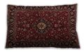 Traditional Classic Rectangular Chestnut Brown Lumbar Throw Pillow, 13 inch by 19 inch, lbtr2487