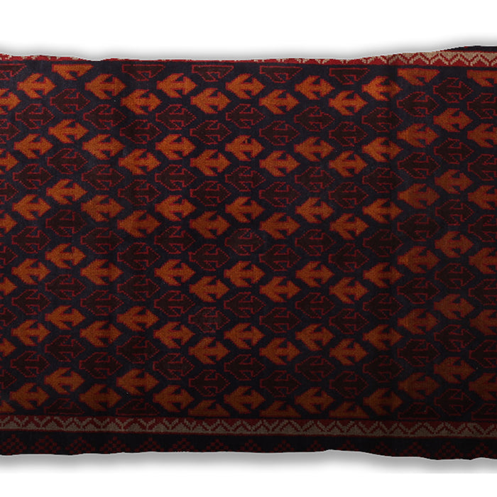 Traditional Classic Rectangular Wine Red Lumbar Throw Pillow, 13 inch by 19 inch, lbtr2490