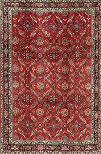 Machine Washable Traditional Dark Almond Brown Rug, wshtr2492