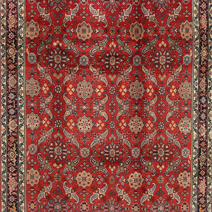 Machine Washable Traditional Dark Almond Brown Rug, wshtr2492