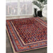 Machine Washable Traditional Orange Salmon Pink Rug in a Family Room, wshtr2493