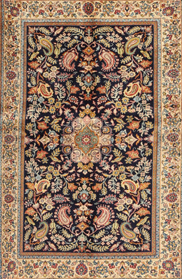 Machine Washable Traditional Red Brown Rug, wshtr2495