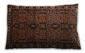 Traditional Classic Rectangular Sienna Brown Lumbar Throw Pillow, 13 inch by 19 inch, lbtr2496