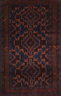 Machine Washable Traditional Burgundy Brown Rug, wshtr2497