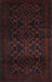 Machine Washable Traditional Burgundy Brown Rug, wshtr2497