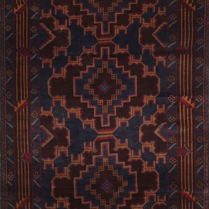Machine Washable Traditional Burgundy Brown Rug, wshtr2497