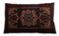 Traditional Classic Rectangular Dark Brown Lumbar Throw Pillow, 13 inch by 19 inch, lbtr2499