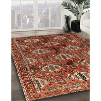 Traditional Crimson Red Persian Rug, tr249