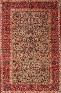 Machine Washable Traditional Tomato Red Rug, wshtr24