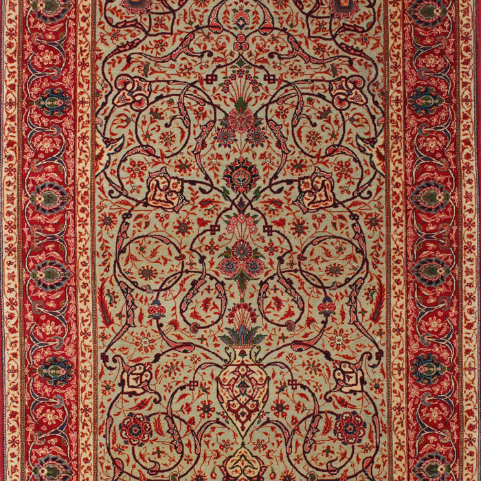 Machine Washable Traditional Tomato Red Rug, wshtr24