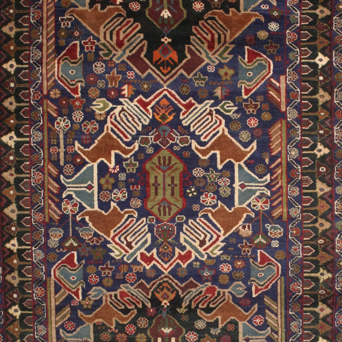 Machine Washable Traditional Brown Rug, wshtr2500