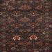 Square Traditional Reddish Brown Persian Rug, tr2502