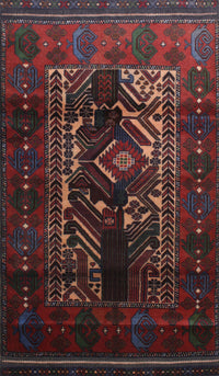 Machine Washable Traditional Deep Red Rug, wshtr2503