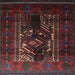 Square Traditional Deep Red Persian Rug, tr2503