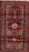 Traditional Chestnut Brown Persian Rug, tr2507