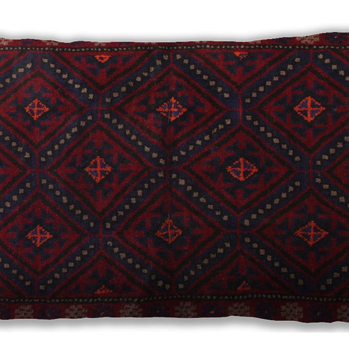 Traditional Classic Rectangular Burgundy Brown Lumbar Throw Pillow, 13 inch by 19 inch, lbtr2509