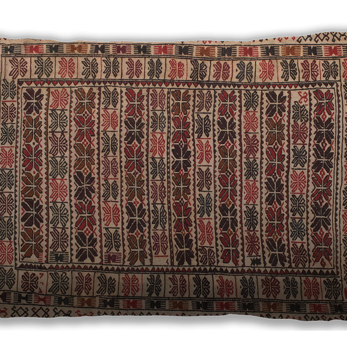 Traditional Classic Rectangular Tangerine Pink Lumbar Throw Pillow, 13 inch by 19 inch, lbtr2510